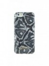 COQUE RIGIDE MINI STRIPES METALLIC COLLECTION NOIR