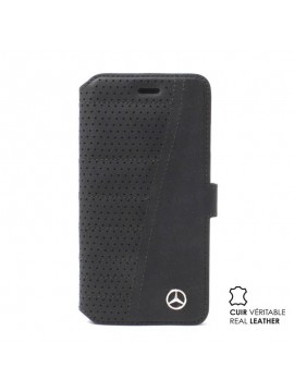 ETUI FOLIO NOIR MERCEDES CUIR VERITABLE COLLECTION URBAN LINE