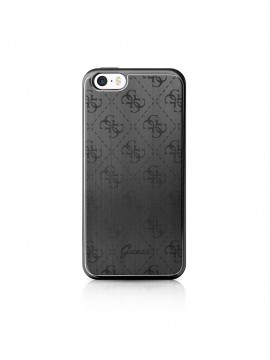 COQUE RIGIDE NOIRE GUESS COLLECTION 4G